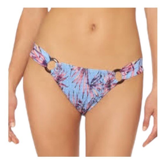 Jessica Simpson Women's Palmy Days O-Ring Bandeau Swim Suit Sz M - Picture 5 of 5